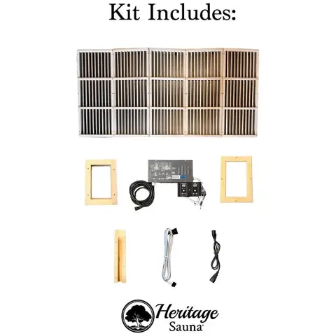 5 Infrared Panel & Control Package | Heritage Sauna®