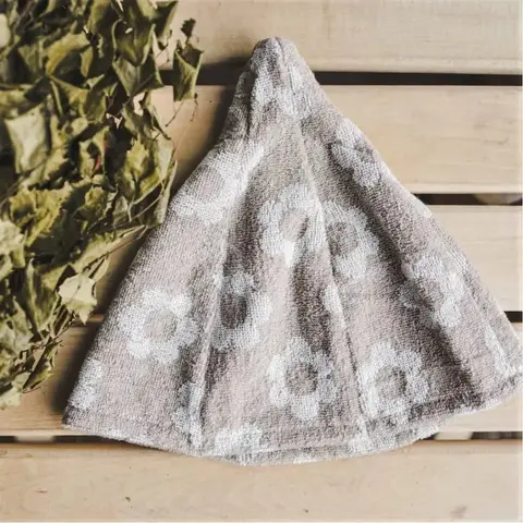 Floral sauna hat | Sauna Shop